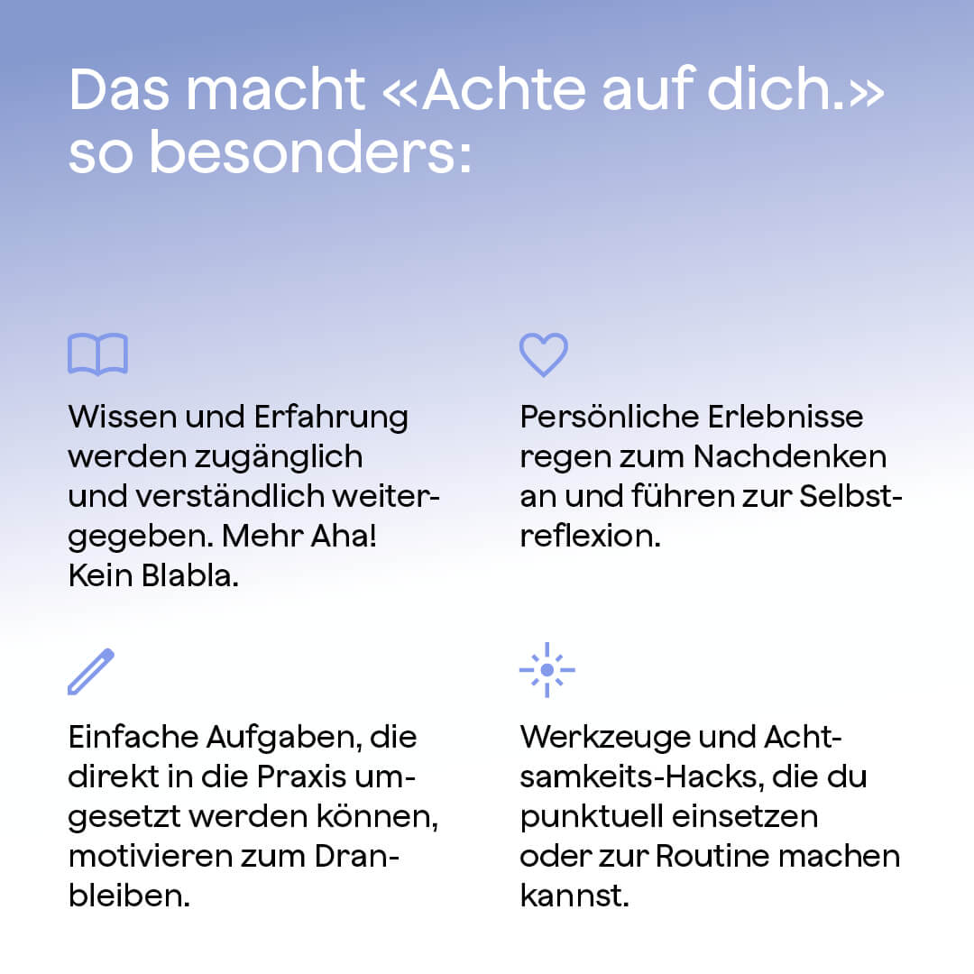 Achte auf dich. – Workbook (1 Stk.)